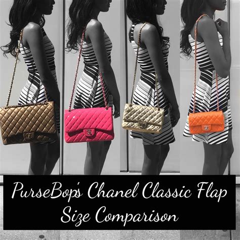 Chanel Classic Bag Size Comparison 